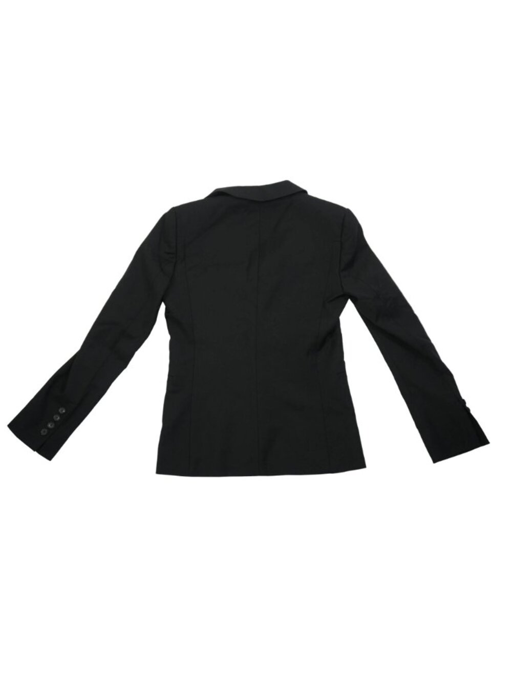 Gucci Womens Black Fitted Suit Jacket Blazer Logo Buttons Luxury - Picture 4 of 4